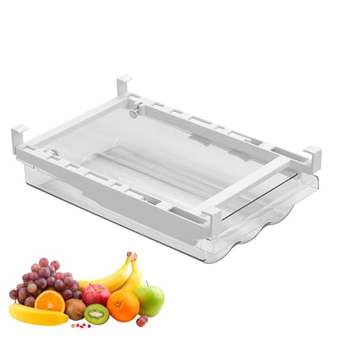 Kühlschrankschubladen-Organizer – transparente Kühlschrankschublade, Gemüse-Aufbewahrungsschublade | Transparente Schiebeschublade, ausziehbare Eierschubladenbox, Regalhalterung von Jlobnyiun