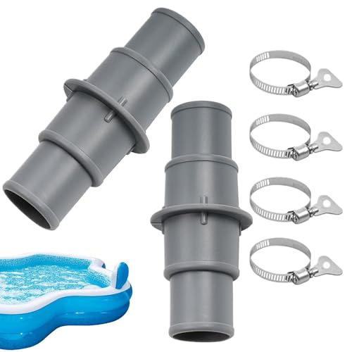 Poolschlauch Anschluss Set,Ersatz Schlauchverbinder Für Pool | 2 Stück Filtersystem Leckdicht Zubehör Für Strandhaus Hotel Garten Park Poolschlauch Anschluss Set,Ersatz Schlauchverbinder Für Pool | 2 Stück Filtersystem Leckdicht Zubehör Für Strandhaus Hotel Garten Park von Jlobnyiun