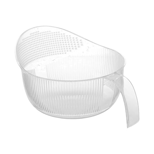 Reis-Waschschüssel, Quinoa-Waschschüssel, Sieb mit seitlichen Abtropfgestellen, leichtes Sieb für die Reinigung von Gemüse, multifunktionales Lebensmittelqualität, Sieb von Jlobnyiun