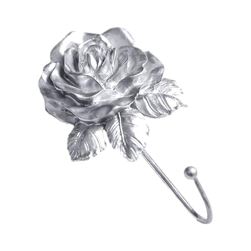 Rosenhandtuchhaken - Vintage Blumen -Wandbügel -Haken Set | Rustic Metal Key Haken Wandhalterung, dekorative Einzelhaken für Hängenschlüssel, Mäntel, Hüte, Schals im Eingang, Schlafzimmer, Garten Rosenhandtuchhaken - Vintage Blumen -Wandbügel -Haken Set | Rustic Metal Key Haken Wandhalterung, dekorative Einzelhaken für Hängenschlüssel, Mäntel, Hüte, Schals im Eingang, Schlafzimmer, Garten von Jlobnyiun