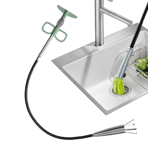 Schlangen Abfluss Haarentfernung Werkzeug | 4-Kralle Kanalreiniger | Abfluss Verstopfung Entferner für Klempner Wartungspersonal & Gewerbe Schlangen Abfluss Haarentfernung Werkzeug | 4-Kralle Kanalreiniger | Abfluss Verstopfung Entferner für Klempner Wartungspersonal & Gewerbe von Jlobnyiun