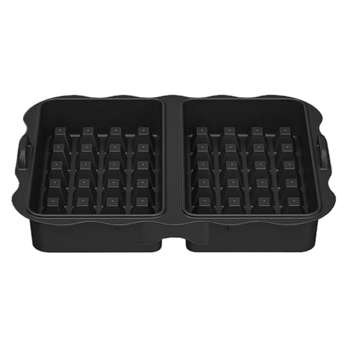 Silikon Waffelherz,2-Fach Silikon Backform,Für Familienmahlzeit Snack Party Feiertagsfest Wochenendbrunch Frühstück | Haushaltsküche Brunch Snack Familienessen Feiertagsfest Wochenendparty von Jlobnyiun