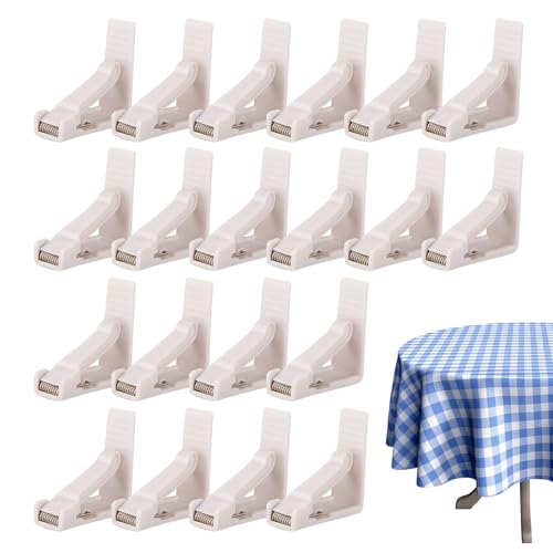 Tischtuchclip - 20 Stück im Freien, Clips Klemmen | Windproof Starker Halter, der für die Sicherung von Tischdecken auf dem Patio -Picknick -Gartendeck ist perfekt für Innenrestaurant -Restaurant -Fam Tischtuchclip - 20 Stück im Freien, Clips Klemmen | Windproof Starker Halter, der für die Sicherung von Tischdecken auf dem Patio -Picknick -Gartendeck ist perfekt für Innenrestaurant -Restaurant -Fam von Jlobnyiun