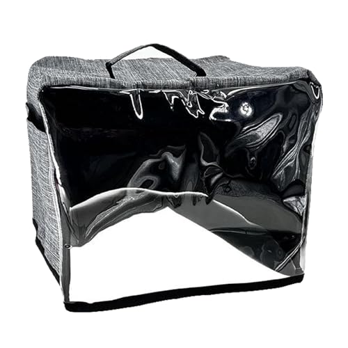 Waschbarer Toaster, staubdichte Abdeckung, waschbare Toaster-Abdeckung mit Griff Oben, Toaster-Abdeckungen mit transparentem und Griff Oben, für Luftfritteuse, Toaster, Reiskocher von Jlobnyiun