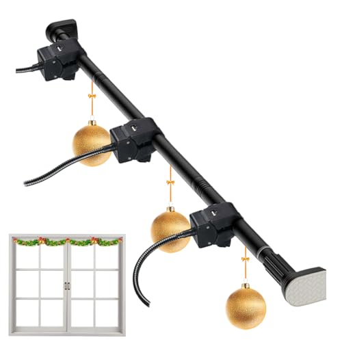 Weihnachtshaken - Türhaken für langlebige Türen, wiederverwendbare Metallstange | Verstellbare Spanntür mit starker Lastlagerhalterung für Schlafzimmer Wohnzimmer Küche von Jlobnyiun