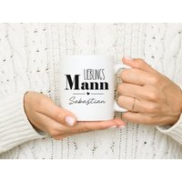Personalisierte Tasse, Geschenk Zum Jahrestag, Kaffeebecher Personalisiert, Männertasse, Geschenke Für Ehemann, Lustige Tasse Mann von JmomentsShop