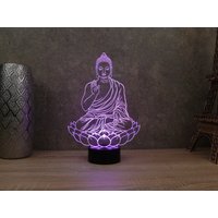 Lampe Led Bouddha Veilleuse - 16 Couleurs Avec Télécommande Fabriquée En France Lampe Led Bouddha Veilleuse - 16 Couleurs Avec Télécommande Fabriquée En France von JnbMaker