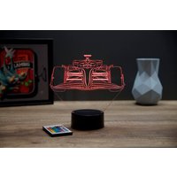 Lampe De Chevet Personalisierbar Veilleuse Illusion 3D Formule 1 Face -16 Couleurs & Télécommande von JnbMaker