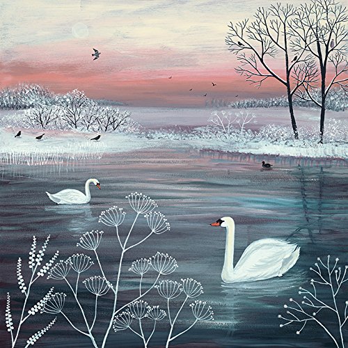 Jo Grundy Leinwanddruck, Polyester, Mehrfarbig, 40 x 40 cm von Jo Grundy