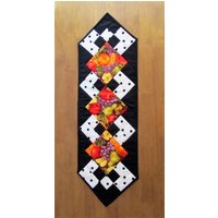 Sommer Obst Tischläufer, Selbstgemachter Quilt Zum Verkauf, Handgemachter Quilt, Patchwork Schwarz Weiß, Multicolor, Geschenk Sommer Obst Tischläufer, Selbstgemachter Quilt Zum Verkauf, Handgemachter Quilt, Patchwork Schwarz Weiß, Multicolor, Geschenk von JoAnnsSmartQuilts