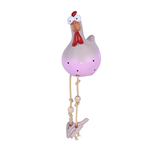 Keramik Huhn Gartendeko, Tierfigur Gartenstecker Keramikfigur Handarbeit Ornament, Gartendeko Huhn Deko,Handarbeit Gartenstatue Dekorative Henne Huhn Gartenstecker,Gartenfigur Gartendekoration von errcom