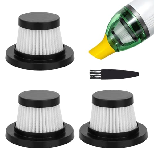 Duck Staubsaugerfilter-Ersatz: für Horsepower Duck Staubsauger, wie im Fernsehen gesehen, waschbarer Hepa-Filter für Duck Compact schnurlosen Staubsauger, hocheffiziente Filter für Duck Vac (3er-Pack) von JoaSinc