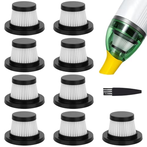 Duck Staubsaugerfilter-Ersatz: für Horsepower Duck Staubsauger, wie im Fernsehen gesehen, waschbarer Hepa-Filter für Duck Compact schnurlosen Staubsauger, hocheffiziente Filter für Duck Vac (9 Stück) von JoaSinc