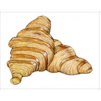Croissant - Kunstdruck Von Joanna Jensen Croissant - Kunstdruck Von Joanna Jensen von JoannaIllustration