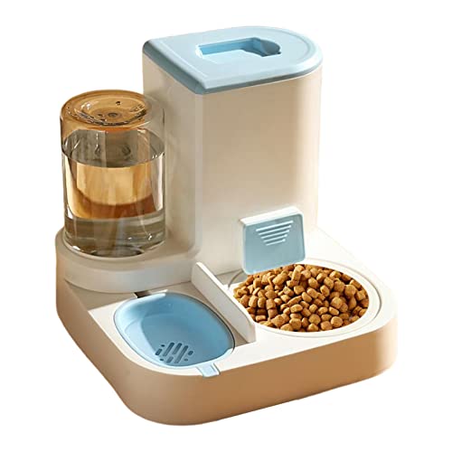 2-in-1-Futterspender und Tränke für Haustiere, automatisches Schwerkraft-Katzenfutter- und Wassernapf-Set, Spender für Hunde, Welpen, Kätzchen, automatisches Futterspender-Design für kleine, mittelgro 2-in-1-Futterspender und Tränke für Haustiere, automatisches Schwerkraft-Katzenfutter- und Wassernapf-Set, Spender für Hunde, Welpen, Kätzchen, automatisches Futterspender-Design für kleine, mittelgro von Joberio