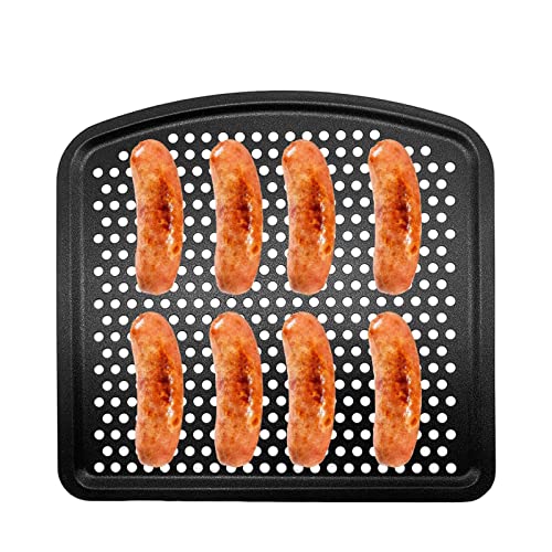 Air Fryer Tray Replacement - Grill Plate Crisper Plate | Stainless Steel Air Fryer Grill Pan | Cooking Trays Removable Mesh Cooking Rack For Fried Chicken Legs & Accessories von Joberio