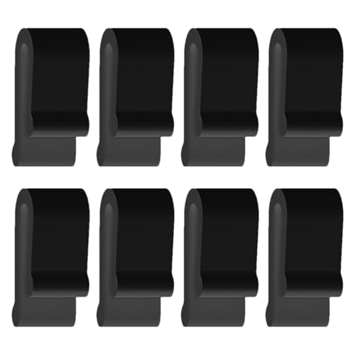Dutch Oven Deckelschutz-Clips – Kochgeschirr-Schutz-Clips | 2,3 x 1,5 x 1 cm stapelbare Kunststoff-Stoßstangen-Schutz-Clips | Anti-Verbrühungs-Clip Ersatz-Silikon-Clips für Dutch Oven Töpfe von Joberio