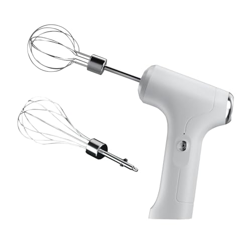 Elektrischer Handrührer, 3-Gang-Mixer zum Backen mit 2 Köpfen, Edelstahl Smart Hand Schneebesen, Schneebesen Handmixer, Handheld Kuchen Mixer, Küchenzubehör, Elektrischer Lebensmittelmixer Elektrischer Handrührer, 3-Gang-Mixer zum Backen mit 2 Köpfen, Edelstahl Smart Hand Schneebesen, Schneebesen Handmixer, Handheld Kuchen Mixer, Küchenzubehör, Elektrischer Lebensmittelmixer von Joberio