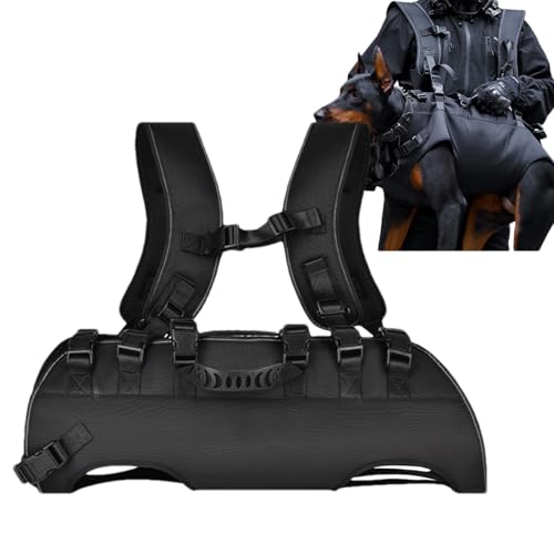 Hebegeschirr für ältere Hunde – Reha-Weste, atmungsaktive Hundestütze und Erholungsschlinge, verstellbare Haustier-Heck-Hüftstütze, Hebebühne für Senioren, verletzte, behinderte Hunde Hebegeschirr für ältere Hunde – Reha-Weste, atmungsaktive Hundestütze und Erholungsschlinge, verstellbare Haustier-Heck-Hüftstütze, Hebebühne für Senioren, verletzte, behinderte Hunde von Joberio