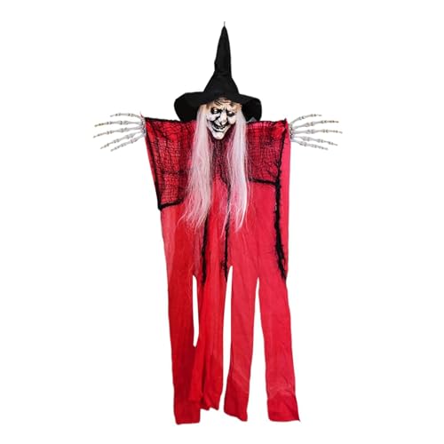 Hexen-Dekoration für den Außenbereich, gruselige Dekoration für den Innenbereich, Spukhaus-Requisiten, Hexen-Ornament für Halloween, Innen- und Außenbereich, Hofdekoration von Joberio