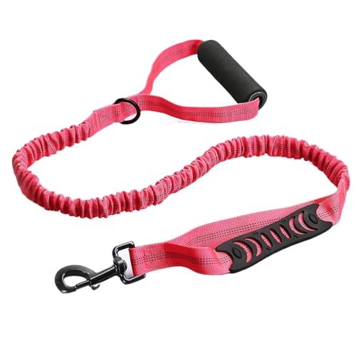 Hundeleine - Starke Hundeleine | Stoßdämpfende Reflektierende Haustierleine | Hochdichte Haustierleine mit Griff | Verschleißfeste Hundeleine | No Pull Hund Laufleine für Spaziergänge, im von Joberio
