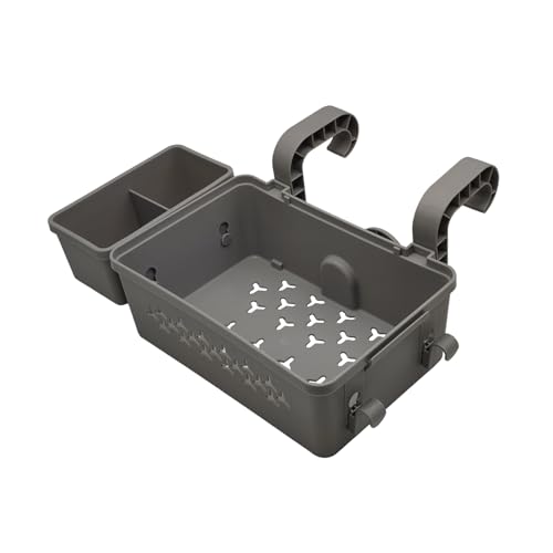 Joberio Poolside Aufbewahrungskorb Tablett, oberirdischer Schwimmbadkorb, Ersatz-Poolkorb mit Getränkehaltern, verdickter Pool-Aufbewahrungskorb Schwimmbad-Spielzeugkorb für Pool-Spielzeugaufbewahrung von Joberio