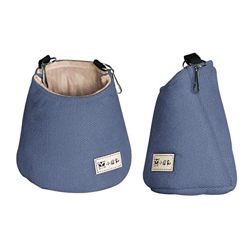 Joberio Sugar Bonding Pouch, Meerschweinekorb warmes Bett, Kleintier-Hängematte, Baumwolle, Schlafnest, Plüschhöhle, Käfigspielzeug für Zwergmäuse, Zucker-Rennmaus von Joberio