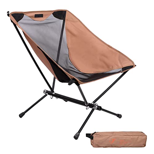 Kompakter Rasenstuhl, zusammenklappbarer Campingstuhl, tragbarer superdichter Netz-Campingstuhl, ergonomischer Längsstuhl für den Außenbereich, Leichter Rucksackstuhl für, Wanderer Kompakter Rasenstuhl, zusammenklappbarer Campingstuhl, tragbarer superdichter Netz-Campingstuhl, ergonomischer Längsstuhl für den Außenbereich, Leichter Rucksackstuhl für, Wanderer von Joberio