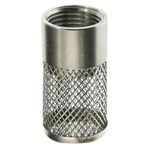 Joberio Pumpenfilter – Edelstahl Schlaucheinlass-Siebfilter mit Gewindeanschluss und Schnappverschluss für Aquarium, Gartenschlauch und Bewässerungspumpen, Mehrfarbig, Poliert Joberio Pumpenfilter – Edelstahl Schlaucheinlass-Siebfilter mit Gewindeanschluss und Schnappverschluss für Aquarium, Gartenschlauch und Bewässerungspumpen, Mehrfarbig, Poliert von Joberio
