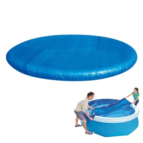Schwimmbadabdeckungen, runde rechteckige oberirdische Poolabdeckungen, Inground-Poolschutz, runde wasserdichte verdickte Poolabdeckungen, rechteckiger staubdichter Poolschutz für Rahmenpools, Blau von Joberio