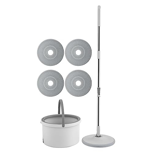 Mop und Eimer-Set - Mikrofaser-Bodenwischer | Saugfähiger Wischmopp, einziehbares Design, Schmutzwasser-Trennsystem-Design für Toilette, Waschbecken, Küchenarbeitsplatte Joberio von Joberio