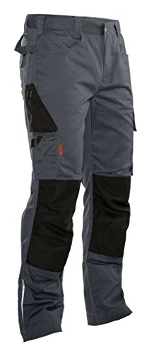 JOBMAN Handwerkerhose 2321 Grau/Schwarz, Größe 46 von Jobman Workwear