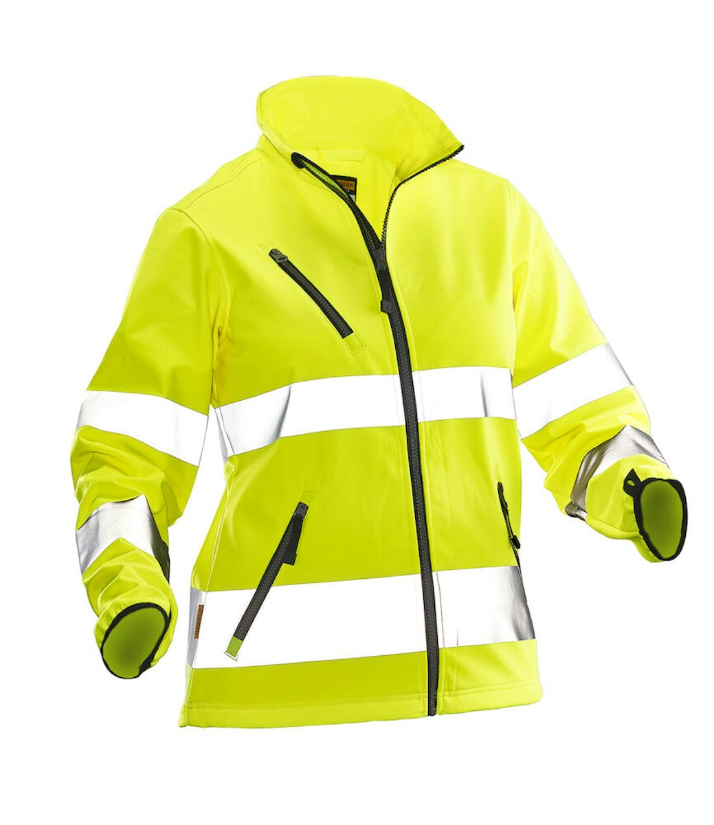 Jobman 1210 Hi-Vis Damen Softshelljacke L von Jobman Workwear