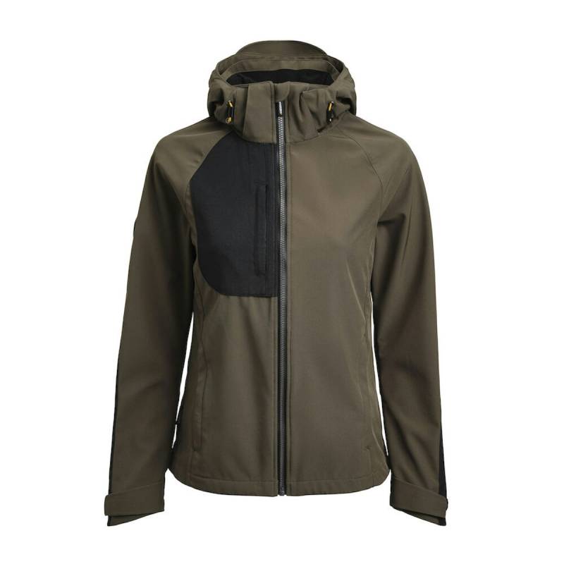 Jobman 1372 Damen-Softshell Jacke S Dunkelgrau / Schwarz von Jobman Workwear