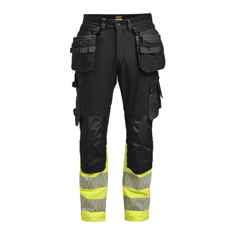 Jobman 2372 Handwerker Stretch Sichtbarkeit Frau D44 Schwarz / Gelb von Jobman Workwear