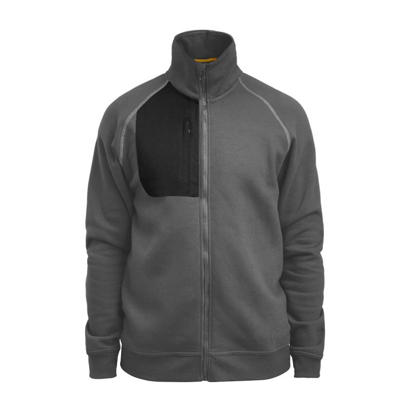 Jobman 5141 ReiẞVerschluss-Sweatshirt 3XL Dunkelgrau von Jobman Workwear