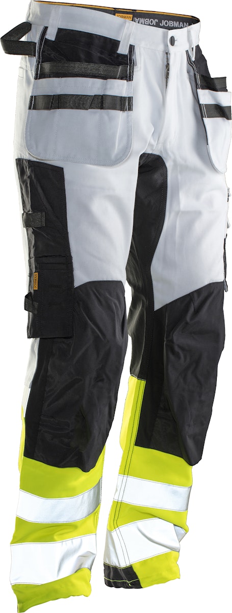 Jobman Bundhose Core Stretch Hi-Vis mit Hängetaschen 2134 1021 d104 von Jobman Workwear