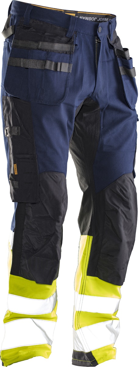 Jobman Bundhose Core Stretch Hi-Vis mit Hängetaschen 2134 6721 c154 von Jobman Workwear