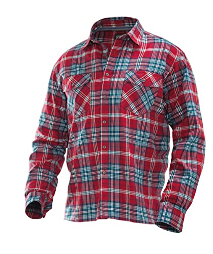 Jobman Flanellhemd 5138 Rot Gr. M von Jobman Workwear