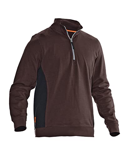Jobman Sweatshirt 5401 Braun/Schwarz Gr. L von Jobman Workwear