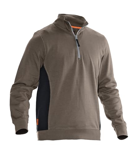 Jobman Sweatshirt 5401 Khaki/Schwarz Gr. L von Jobman Workwear