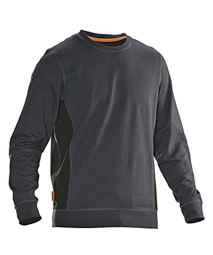 Jobman Sweatshirt 5402 Grau/Schwarz Gr. L von Jobman