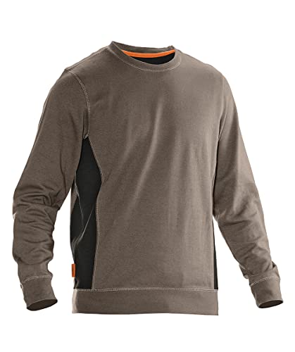 Jobman Sweatshirt 5402 Khaki/Schwarz Gr. M von Jobman Workwear