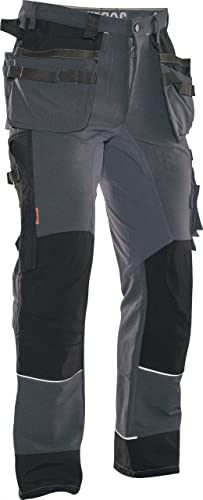 Jobman 219118-9899-C48 Stretch-Handwerkerhose Größe in Grau/Schwarz, C48 von Jobman