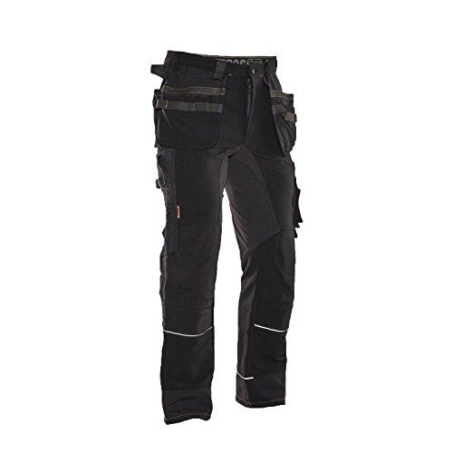 Jobman 219118-9900-D104 Stretch-Handwerkerhose Größe in Schwarz, D104 von Jobman