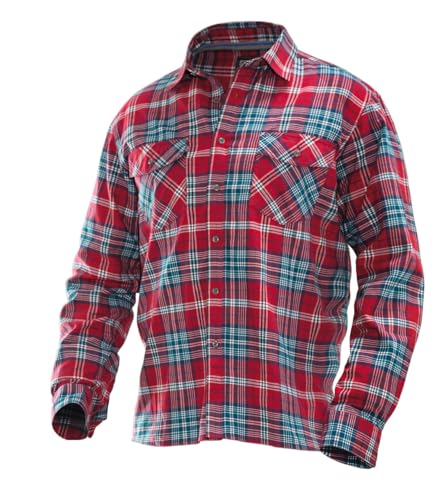 Jobman Flanellhemd 5138 Rot Gr. M von Jobman Workwear