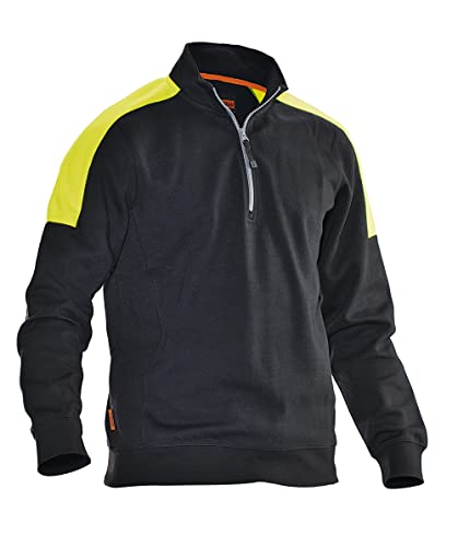 Jobman Sweatshirt 5401 Schwarz/Gelb Gr. L von Jobman