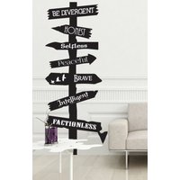Be 100x20x100S Straßenschild Wandtattoal Fantasy Brave Märchen Märchenhaftes Abenteuer von JobstCo