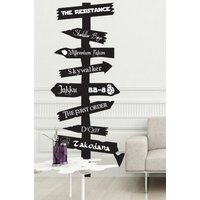 Fandom Fantasie Raum Straßenschild Wand Aufkleber von JobstCo