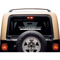 Independence Day - Wir Schützen Unsere Familie 2. Änderung Aufkleber-Auto-Lkw-Protect Usa Verfassung Rechts Zu Halten Und Waffen Tragen von JobstCo